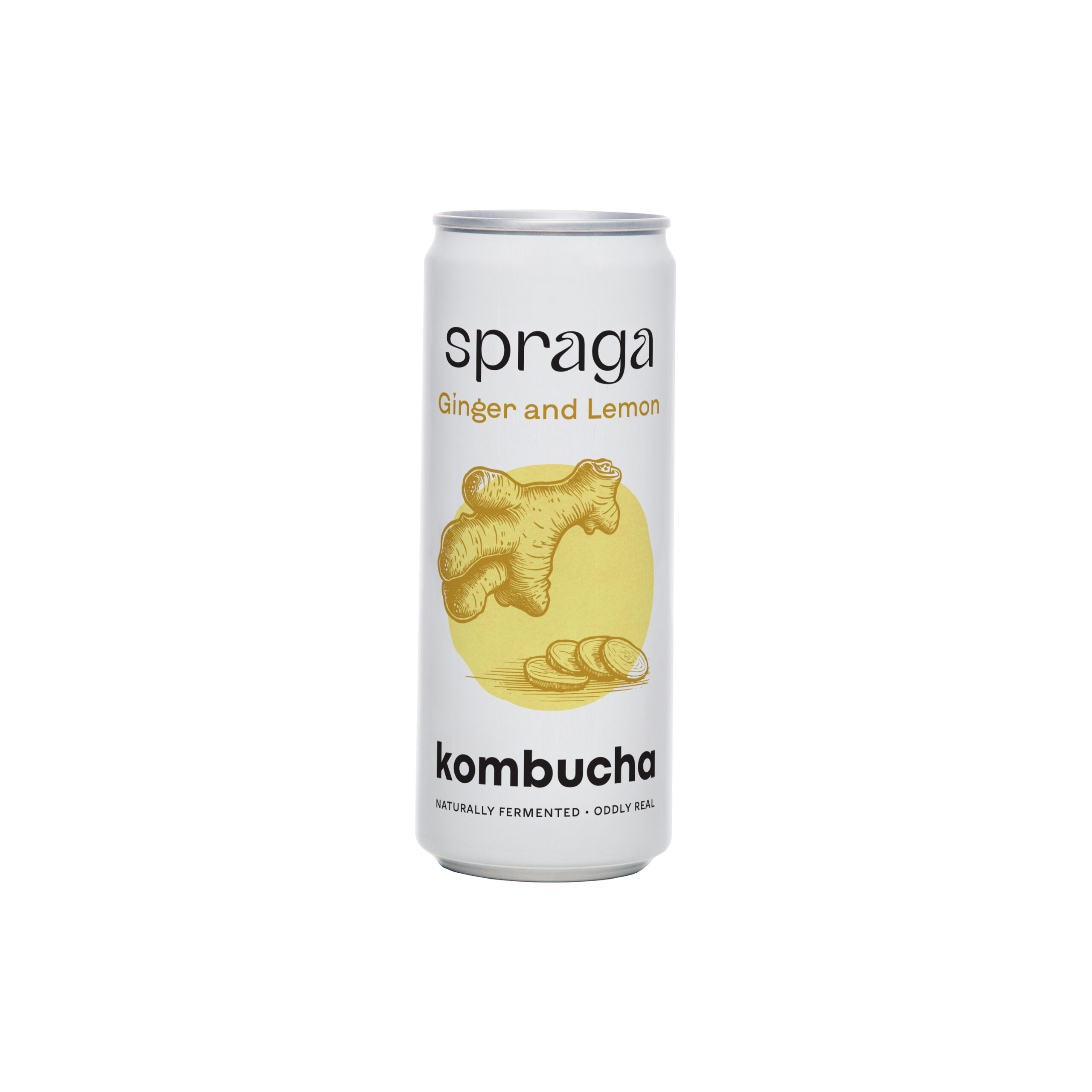 Ginger & Lemon kombucha